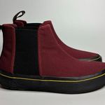 Dr. Martens Women's Phoebe Canvas Chelsea Sneaker Boots in Cherry Red Photo 5