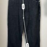 Wrangler Vintage Black High Rise Straight Mom Jean Bareback No Butt Pocket Jeans Photo 1