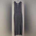 Max Studio  jersey trimmed slub summer maxi dress striped NWT #719 Photo 2