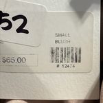 TCEC  women's small blush asymmetrical dress ruffle sleeves & hem bridesmaids NWT Photo 9