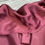 David's Bridal DB Studio Women's Midi Slip Cowl Dress 10 Merlot Burgundy Garnet Red Adjustable Photo 5