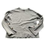 Jason Wu J By  Gray Sweater with Button Accents S Photo 0