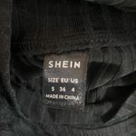 SheIn SZ S mock neck ribbed knit drop shoulder cut out front sweater dress Photo 4