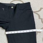 Chico's  Ponte knit So Slimming Jeggings Black Solid Stretch Pants, Size 2 short Photo 4