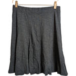 Toad & Co  Dark Teal A Line Elastic Waist Knee Length Knit Skirt Size S Photo 1