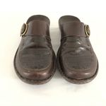 Clarks Womens Clogs Shoes Slip On Leather Brown 7 Photo 1