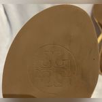 Tory Burch Women’s Emmy Demi Wedge Gold Thong Sandals Metallic Leather 1138206 Photo 12