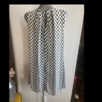 FRANCESCA’S Collections WHITE CHECK DRESS Size S Black Photo 1
