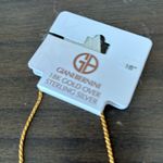 Sterling Silver 18k gold over  necklace 16 inch Photo 1