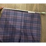 Cato Est. 1946  Blue Plaid Cropped Pants New 10 Contemporary Mid Rise Photo 4