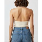 With Jean WITH JÉAN Erin Wrap Around Top, Buttercream, Medium Photo 4