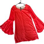 Audrey 3+1 Bright red dress with long sleeves.  Photo 1