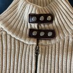Guess Jeans Tan Ribbed Sweater Photo 1