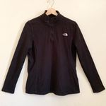 The North Face Black Fleece Half Zip Long Sleeves Sweatshirt Large Photo 0