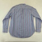 Xirena Striped‎ Button Up Shirt Cotton Blue Red White Casual XS Photo 7