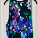 Lane Bryant Blue Floral Sleeveless Knit Maxi Dress Sz.18/20 Photo 6