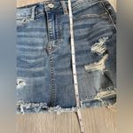 American Eagle  Super Stretch Distressed High Waisted Denim Mini Skirt  4 Short Photo 9