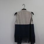DO+BE   Two Tone Fringe Suede Vest Photo 5