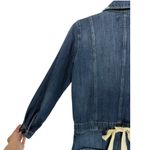 Lucky Brand Workwear Valeport Denim Trucker Drawstring Dress XS Photo 12