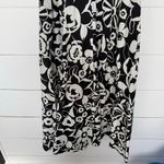 Talbots  Women’s 10 Black White Patterned Dress Vintage Photo 1