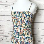 SheIn  Floral High Cut Cami Bodysuit Size Medium Photo 1