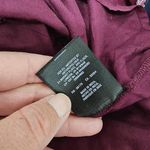 Anthropologie Maeve Quartier Latin Burgundy Floral Velvet Dress Size Small Photo 7