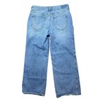 Hollister Low Rise Baggy Jeans Women 4/27 Short Blue Denim Distressed Y2K Skater Photo 1