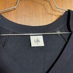 CAbi Black Gala Tunic Woman’s Neutral Casual Shirt Size Medium Photo 4