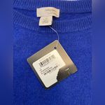 Halogen  NWT Size 1X Cashmere Crewneck Sweater in Royal Blue Photo 3