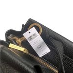 Kate Spade Saturday Black & Metallic Gold Polka Dot Handbag NWT Photo 2