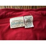 st. john's bay 100% Cotton Red Skirt Womens Large Tall Maxi Modest Vintage 90s Photo 3