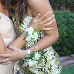 H:ours REVOLVE Snakeskin Leather Strapless Dress Photo 1