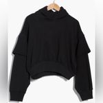 NWT FREE PEOPLE MOVEMENT SNOW FLOW‎ HOODIE, SIZE XS Black Photo 3