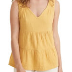 Marine layer Corinne Tank - Ochre Photo 0