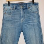 Lucky Brand Medium Wash Denim Mid Rise Authentic Straight Crop Jeans Photo 1