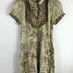 Forever Brand Beaded Boho Dress with Tie Belt Size M Photo 0