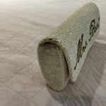 PRETTY ROBES Custom Hand Beaded Clutch Bridal Wedding Bride Bag White Size OS Photo 4