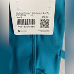 Lululemon  NWT Energy High Neck LL sports Bra Zipper Blue Size 8 Photo 6