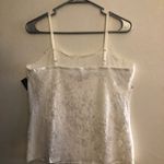No Boundaries  Womens Plush Cami Top Size Medium 7-9 Juniors Ivory NWD Photo 1