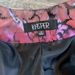 Kasper  Blazer & Shell Set 2 BLAZER / TOP Women's Size 12 Textured PINK/BLACK Photo 9