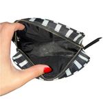 Kate Spade  Black and White Striped Cosmetic Case Photo 3