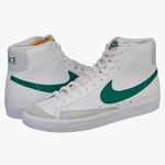Nike  Blazer Mid '77 Vintage (BQ6806-127, Summit White/Photon Dust) Green- Size 9 Photo 0