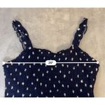 Ava & Viv Women’s Tank Top Smocked Floral Navy Blouse XL  Photo 6