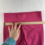 JoyLab Large L Ribbed Textured Flare Leggings Hot Pink Ankle Slits Women Joy Lab Photo 10
