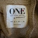 One By One Gold Knit Mini Dress Photo 2