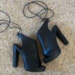 ALDO Open Toe Tie Up Heels Photo 5