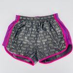 Victoria's Secret PINK Grey Silver and Hot Pink Lined Running Shorts Size S GUC Gray Photo 1