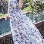 Summer Beach Floral Maxi Dress Multi Size M Photo 0