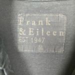 Frank & Eileen Black Cotton Nicole Henley Dress Sz.M Photo 7