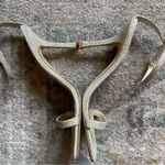 Nine West Vintage Gold Glitter Square Toe Ankle Strap Nudist Prom Wedding Heel 8 Photo 3